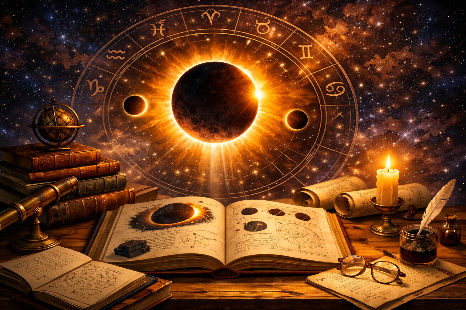 Saules aptumsumi – nozīme un pielietojums astroloģijā